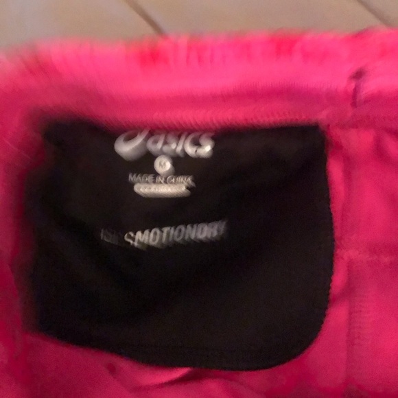 ASICS Pink Pocket Back Work Out Bottoms - Picture 4 of 5